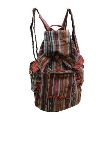 316.13 hippie rugtas aztec turkooise strepen