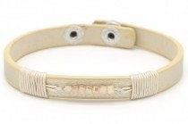 Armband kraaltjes goud