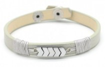 Armband pijl grijs
