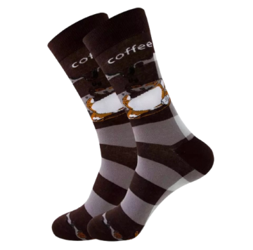 Grappige sokken coffee