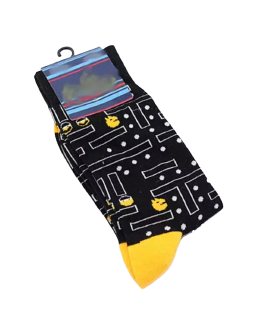 Grappige sokken pacman