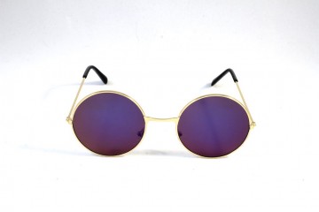 Hippiebril blauw indigo voor