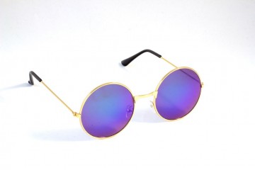 Hippiebril blauwgroen rechts