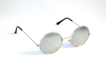 Hippiebril zilver rechts