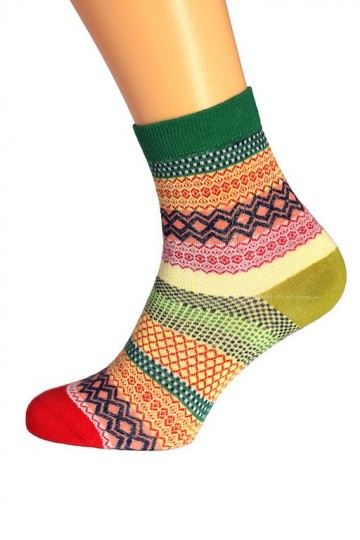 Kleurrijk groen rood links