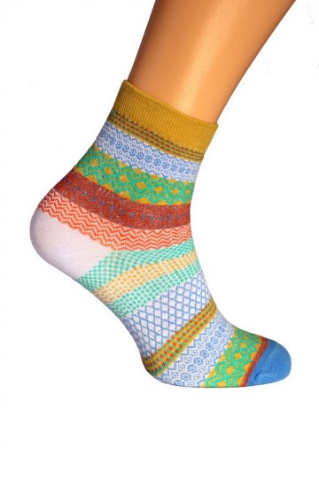 Kleurrijk mosterd pastel rechts