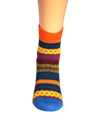 Kleurrijk oranje blauw voor