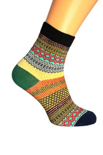 Kleurrijk zwart groen rechts