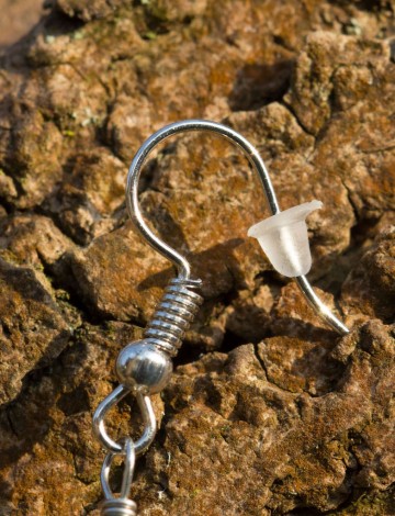 Oorbel bloem oorsteker