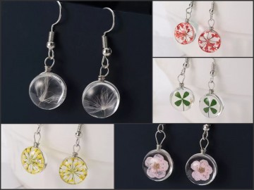 Oorbel bloem overzicht 0