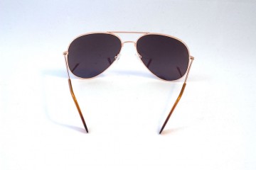 Pilotenbril blauwgroen achter