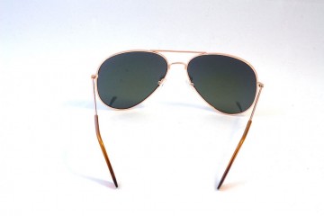 Pilotenbril goud achter