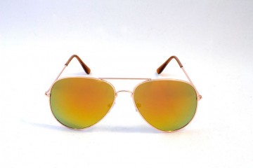 Pilotenbril goud voor