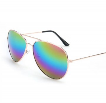 Pilotenbril regenboog links