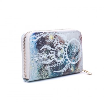 Portemonnee dromenvanger wit zijkant