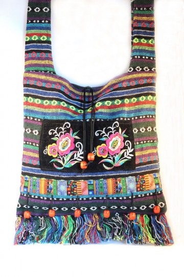 Schoudertas bloemen voor