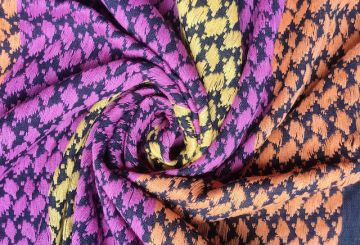 Shemagh keffiyeh arafat sjaal plo sjaal colorful geel oranje roze zwart 3