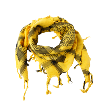 Shemaghkeffiyeharafatsjaalplosjaalgeel zwart