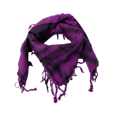 Shemaghkeffiyeharafatsjaalplosjaalpaars zwart