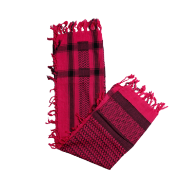 Shemaghkeffiyeharafatsjaalplosjaalroze zwart2