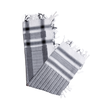 Shemaghkeffiyeharafatsjaalplosjaalwit zwart2