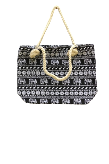 Strandtas olifant met hangend hengsel 0