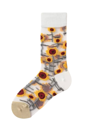 Transparant zonnebloemen